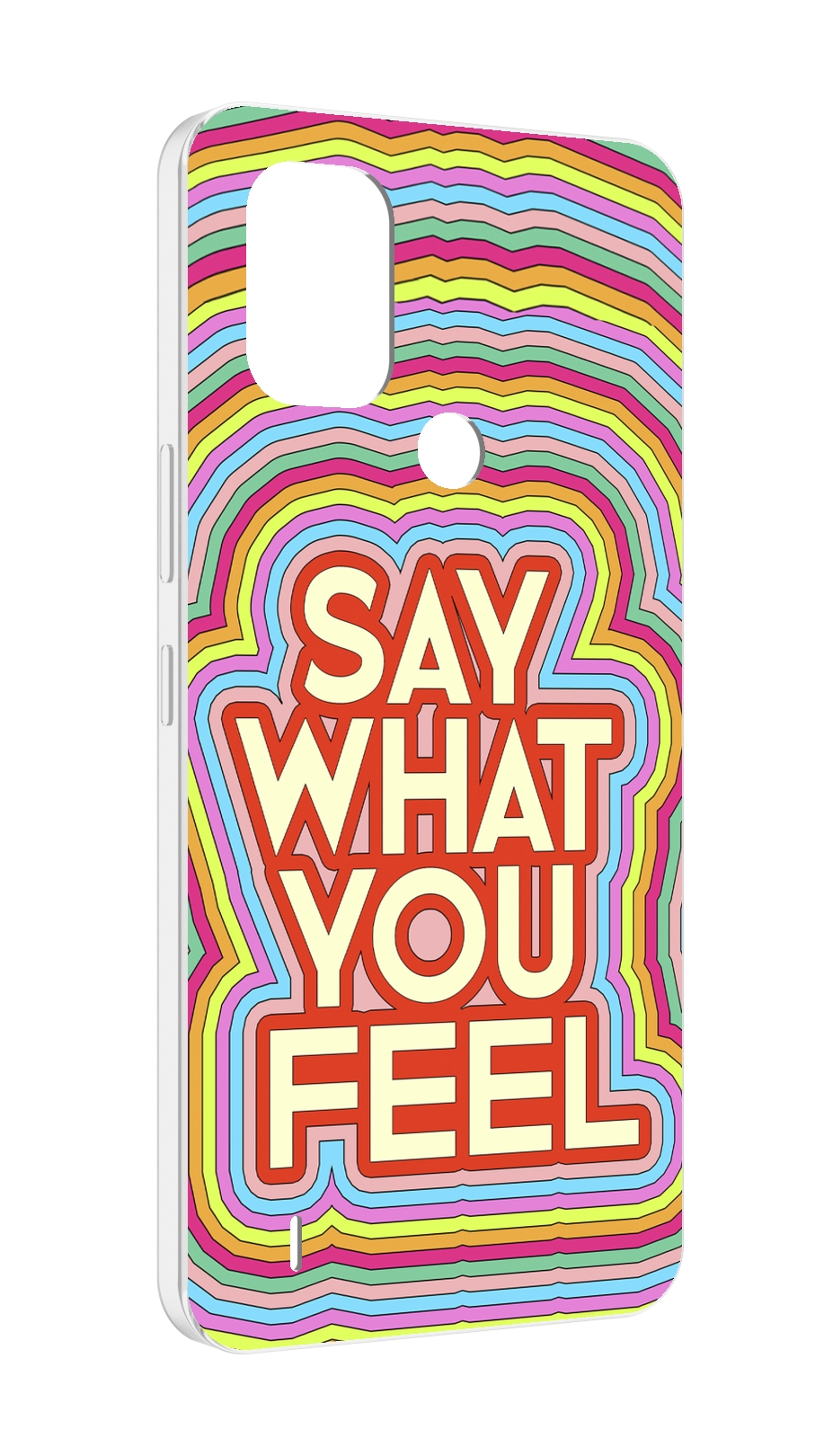 

Чехол MyPads говори то что чувствуешь для Nokia C31, Прозрачный, Tocco