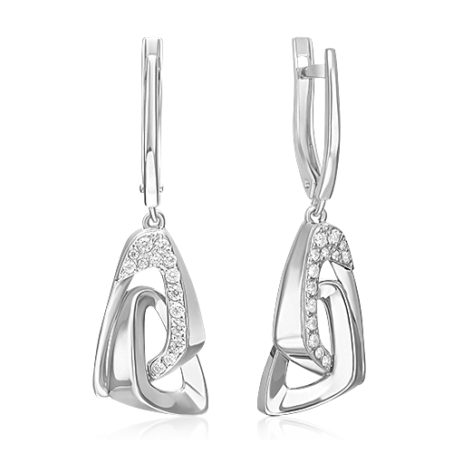 

Серьги из серебра с фианитом PLATINA jewelry 02-5071-00-401-0200, 02-5071-00-401-0200