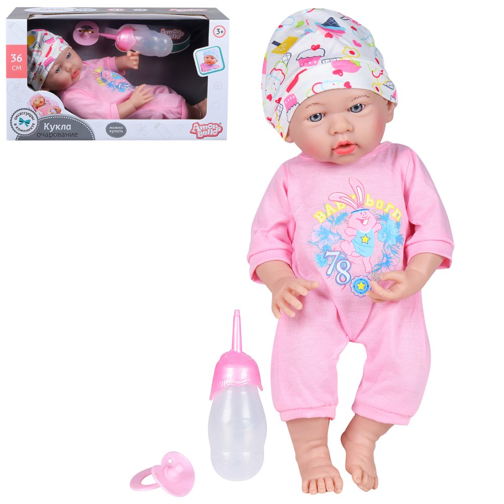 

Кукла Amore Bello Пупс 36 см серия Очарование розовый, JB0208874