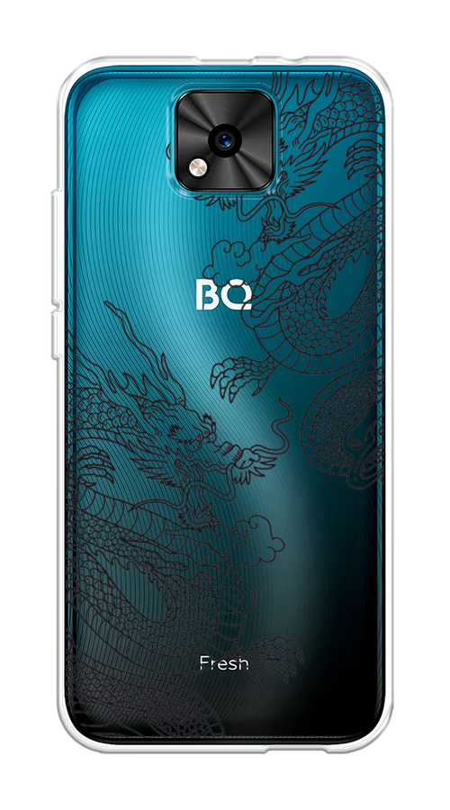 

Чехол на BQ 5533G "Два китайских дракона", Серый;черный, 201850-1