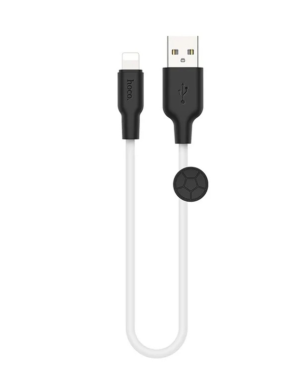 

Кабель HOCO X21 Plus USB Lightning 0,25M 2.4A черно-белый (IS002079), X21 Plus