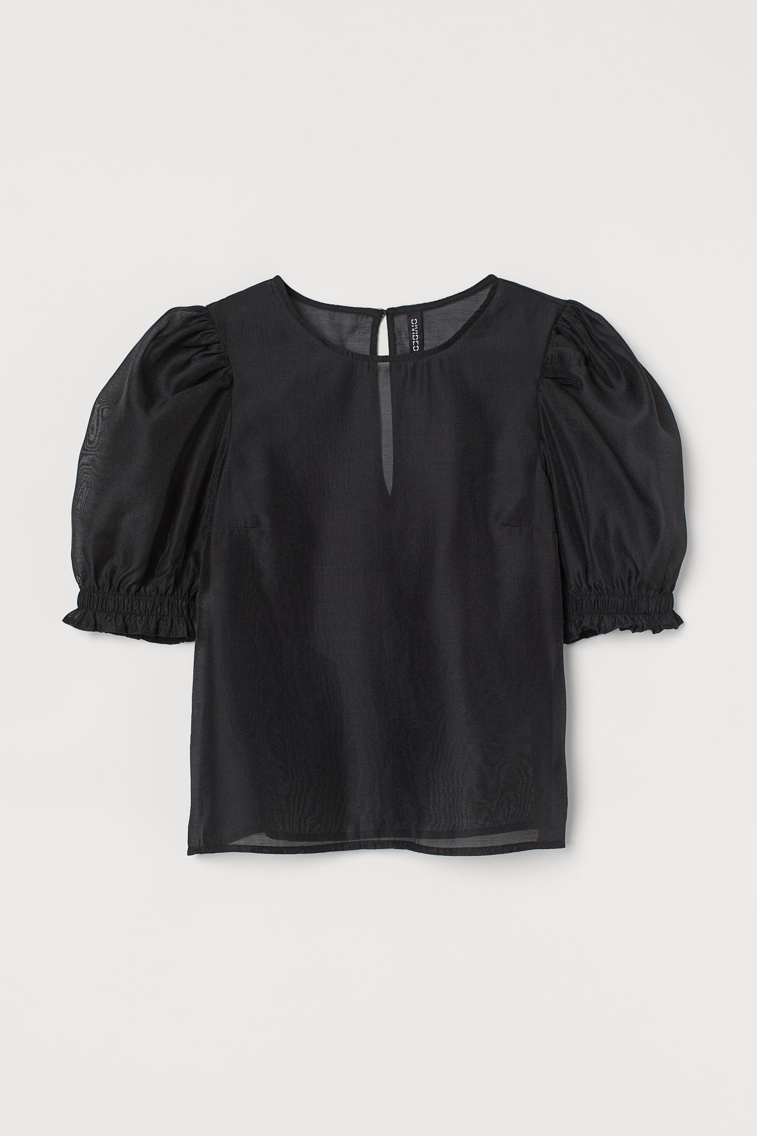 

Блуза женская H&M 928189003 черная 40 EU, Черный, 928189003