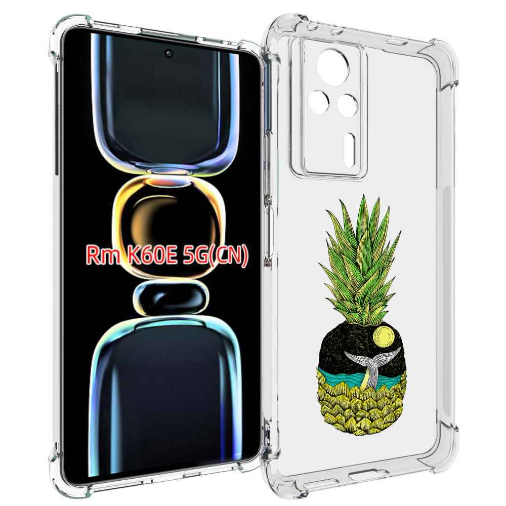 

Чехол MyPads ананас с китом для Xiaomi Redmi K60E, Tocco