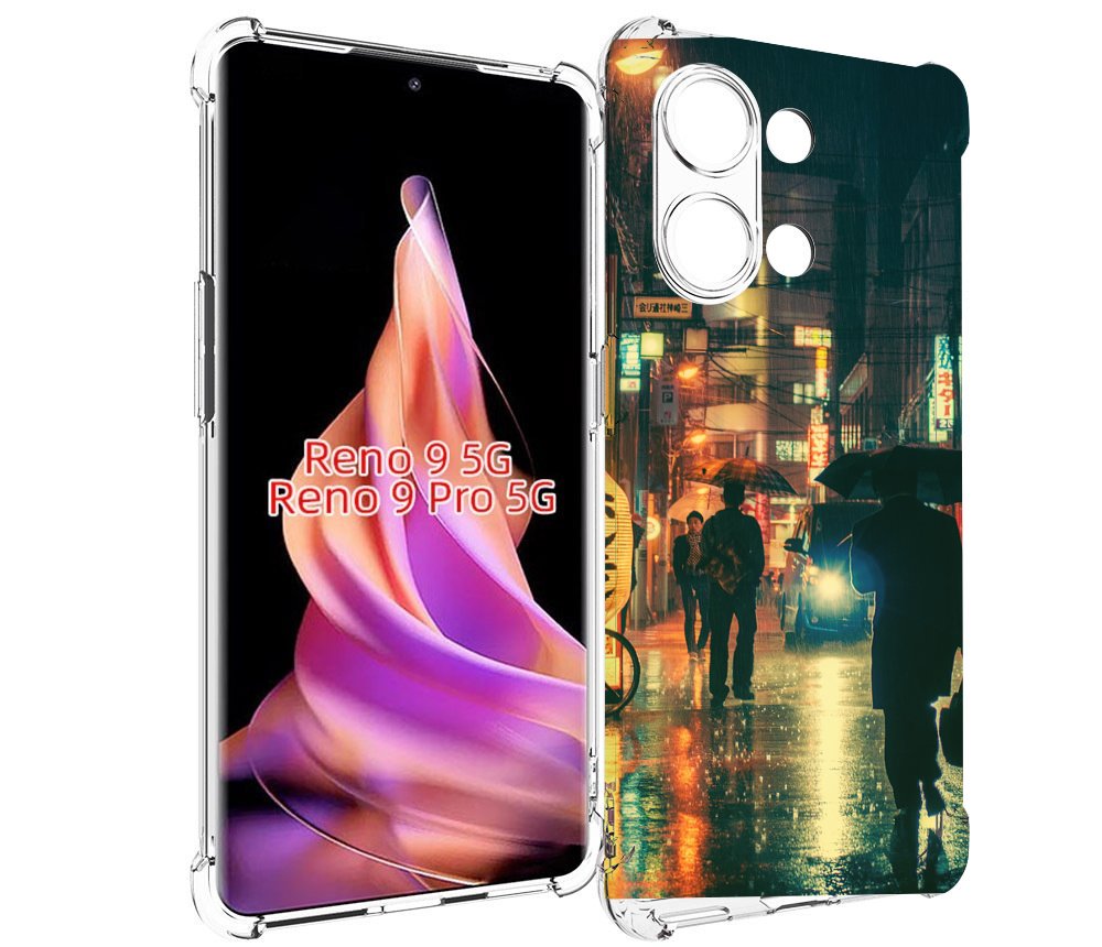 

Чехол MyPads Токио-сеул для Oppo Reno 9/Reno 9 Pro, Прозрачный, Tocco