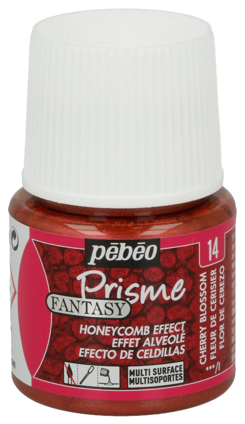 

Краска Pebeo Fantasy Prisme 45 мл с фактурным эффектом вишневая, Красный