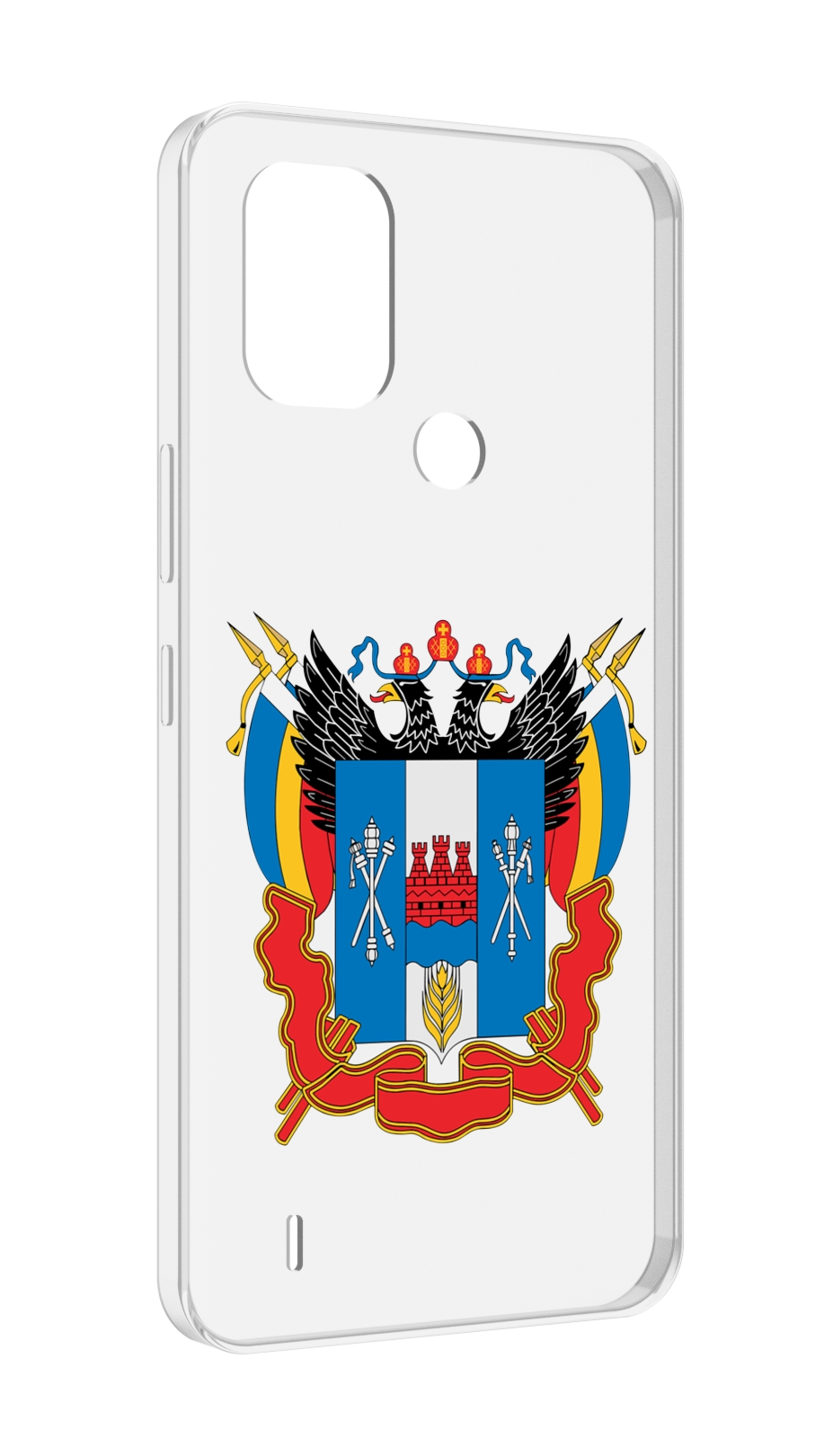 

Чехол MyPads герб-ростовская-область для Nokia C31, Прозрачный, Tocco
