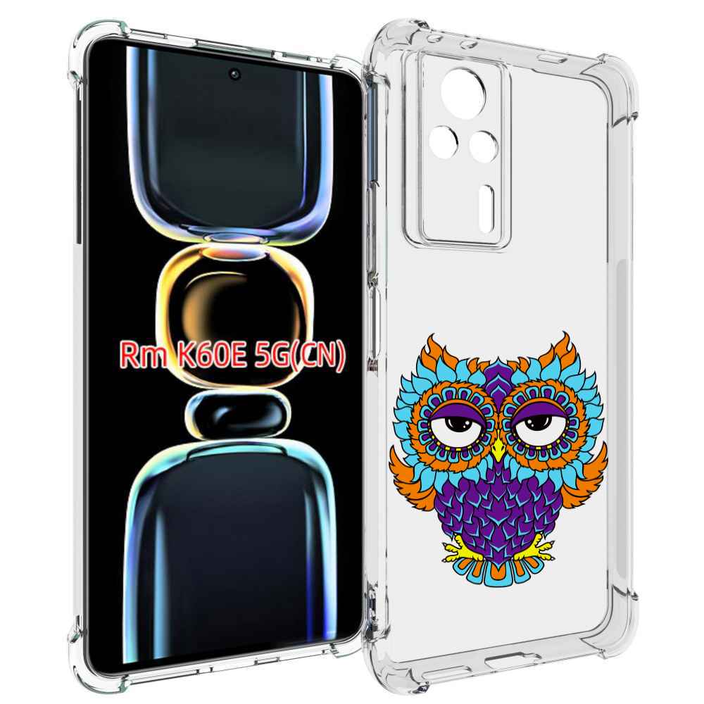 

Чехол MyPads Цветная сова для Xiaomi Redmi K60E, Tocco