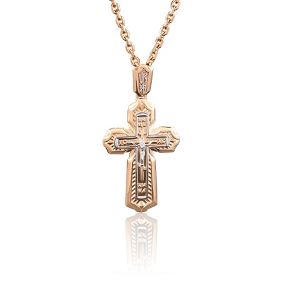 

Кулон из комбинированного золота PLATINA jewelry 03-2651-00-000-1111-02, 03-2651-00-000-1111-02