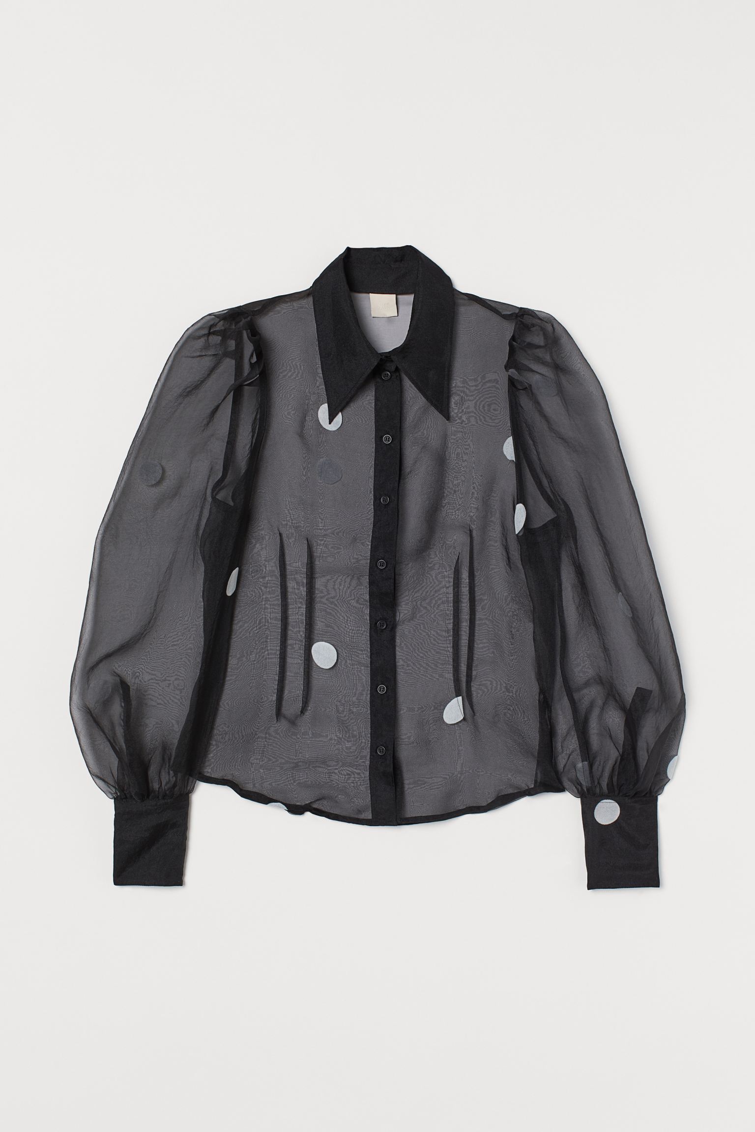 

Блуза женская H&M 874176002 черная 40 EU, Черный, 874176002