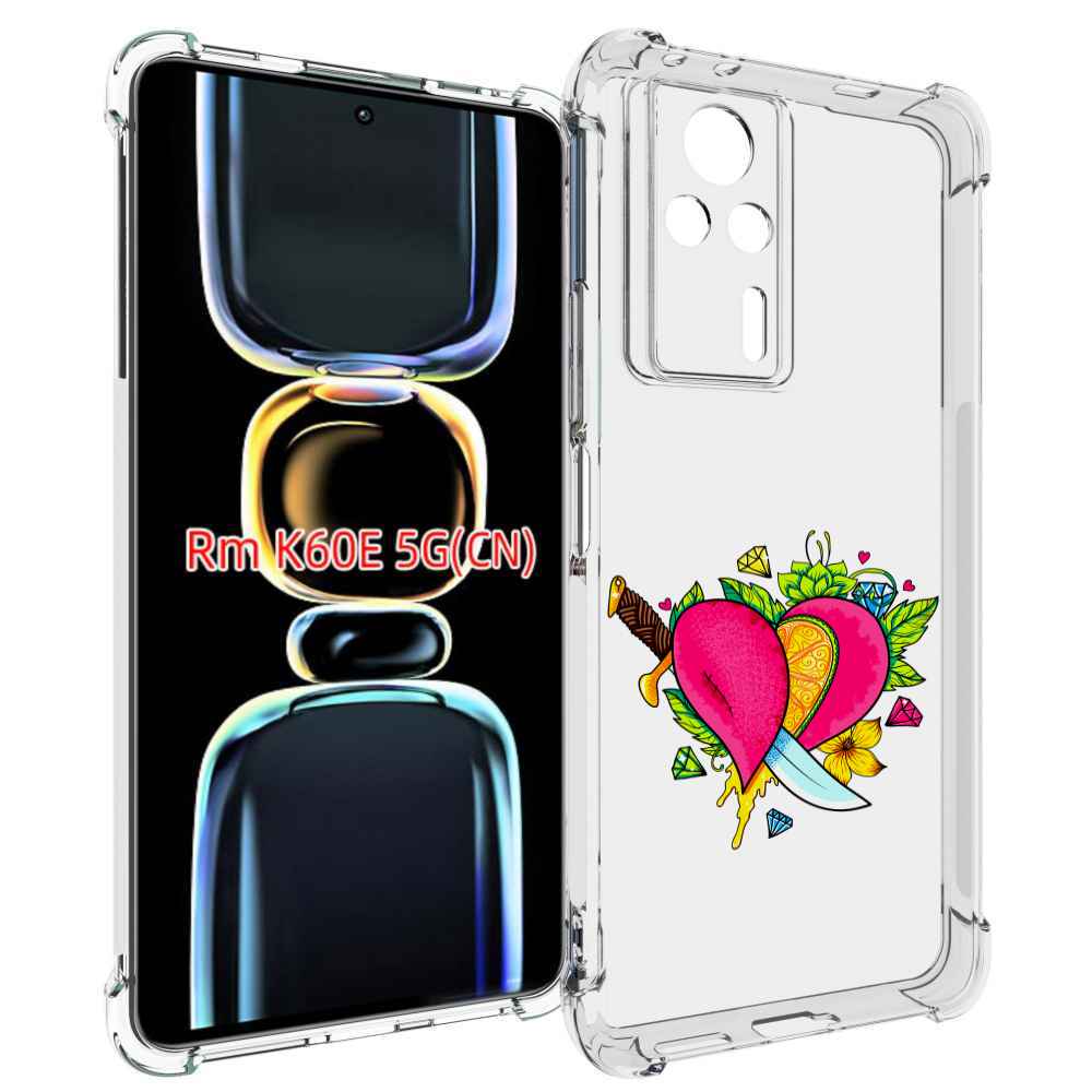 

Чехол MyPads Фруктовое сердце для Xiaomi Redmi K60E, Tocco