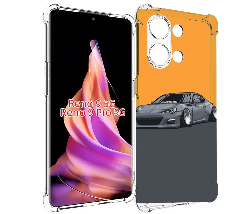 

Чехол MyPads Спорт-кар для Oppo Reno 9/Reno 9 Pro, Прозрачный, Tocco