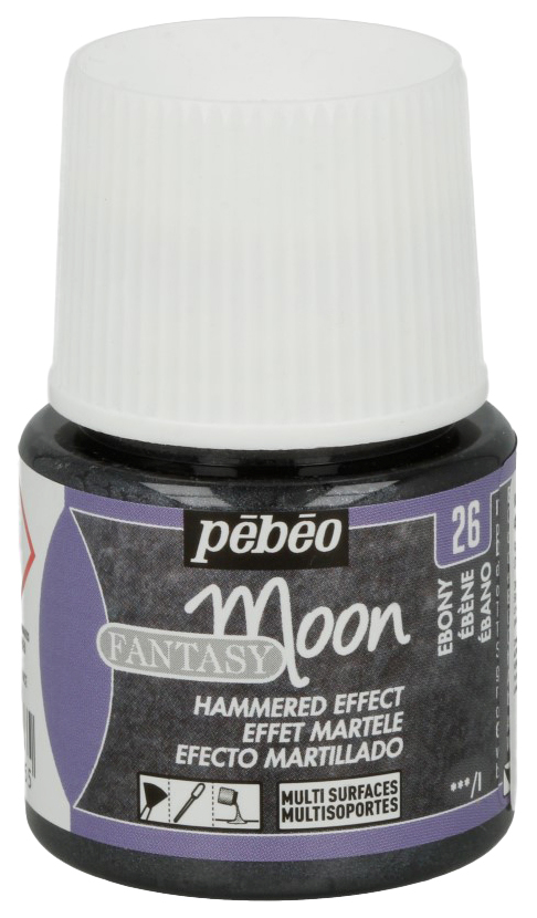 фото Краска pebeo fantasy moon 45 мл с фактурным эффектом черное дерево