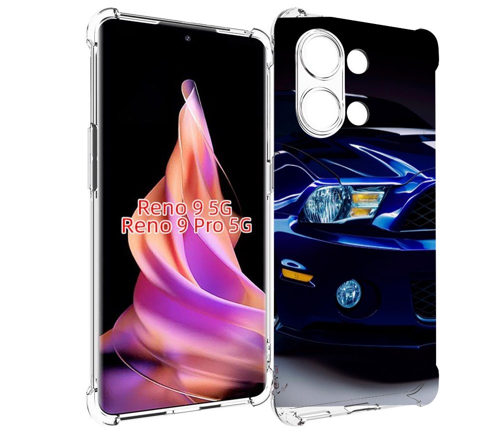 

Чехол MyPads Синяя-машина для Oppo Reno 9/Reno 9 Pro, Прозрачный, Tocco