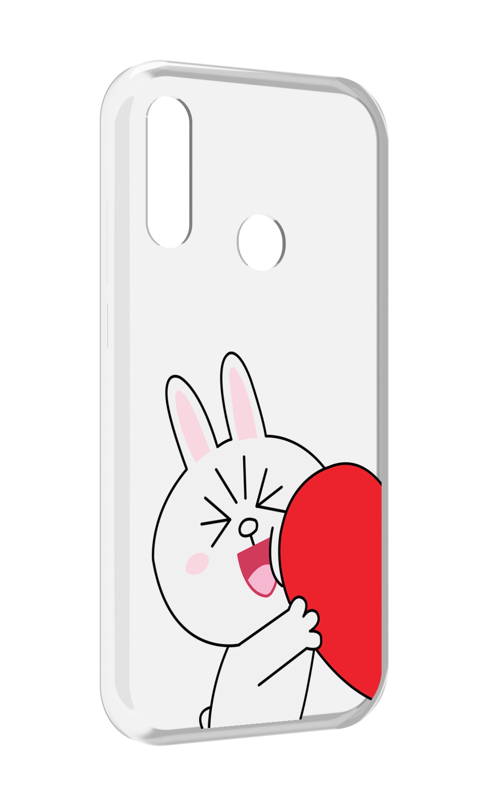 

Чехол MyPads зайчик-с-полуседрцем для Lenovo Z6 Pro Youth Edition / Z6 Pro Lite, Прозрачный, Tocco