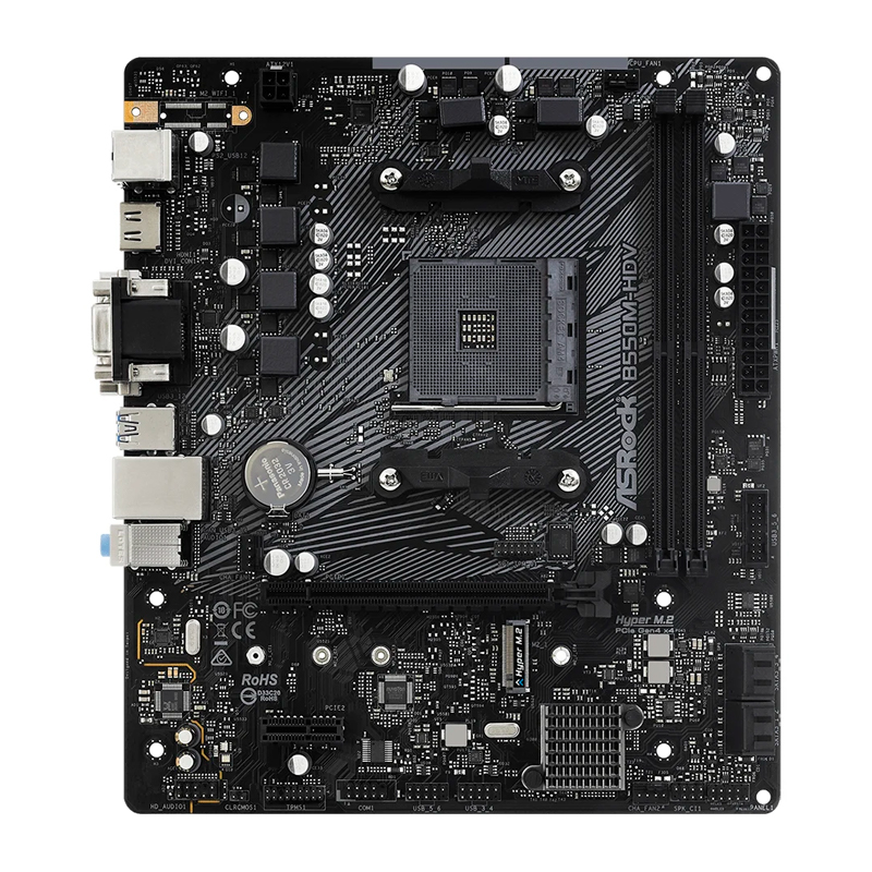 

Материнская плата ASRock B550M-HDV, B550M-HDV