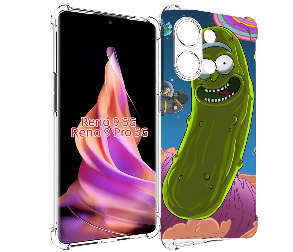 

Чехол MyPads Рик огурец для Oppo Reno 9/Reno 9 Pro, Прозрачный, Tocco