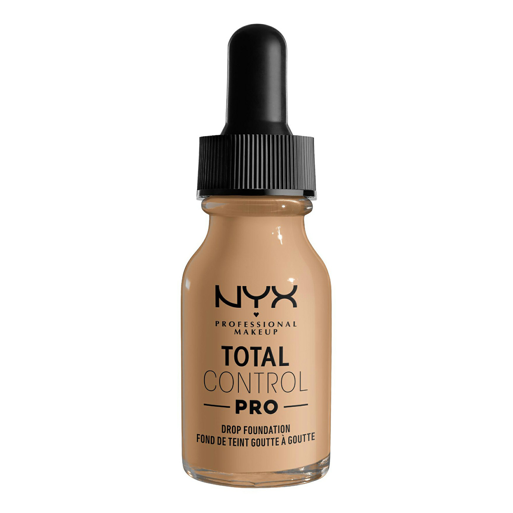 фото Тональная основа nyx professional makeup total control pro drop foundation 10 buff, 13 мл