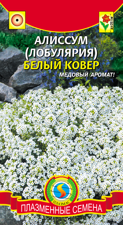 

Алиссум "Плазмас" Белый ковер 0,24г