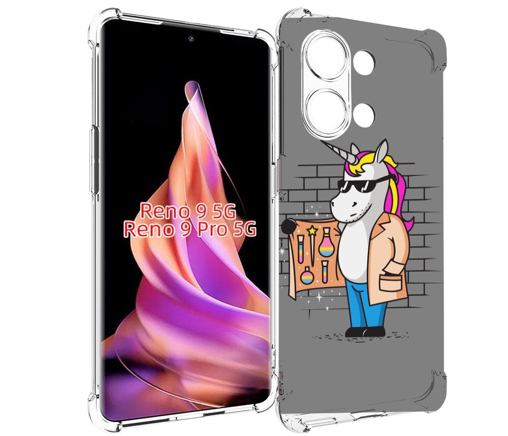 

Чехол MyPads Продавец-единорог для Oppo Reno 9/Reno 9 Pro, Прозрачный, Tocco