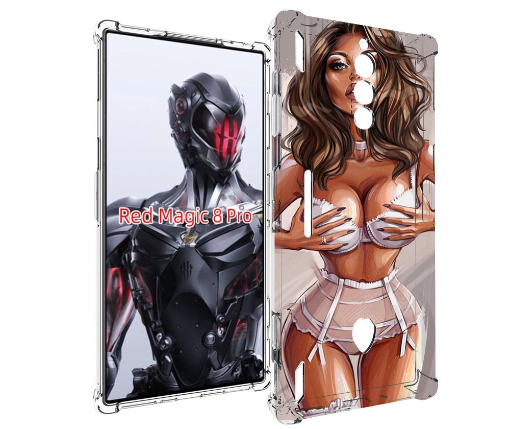 

Чехол MyPads Девушка-в-кружевном для ZTE Nubia Red Magic 8 Pro / Red Magic 8 Pro Plus, Tocco