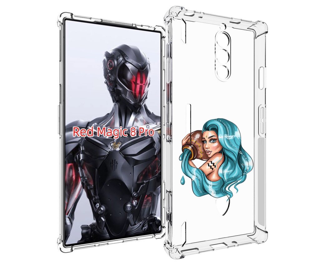 

Чехол MyPads Девушка-Водолей для ZTE Nubia Red Magic 8 Pro / Red Magic 8 Pro Plus, Tocco
