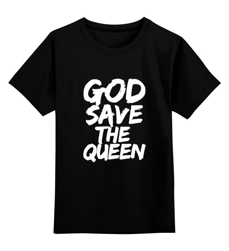 

Футболка детская Printio God save the queen (боже, храни королеву) цв. черный р. 116, God save the queen (боже, храни королеву)