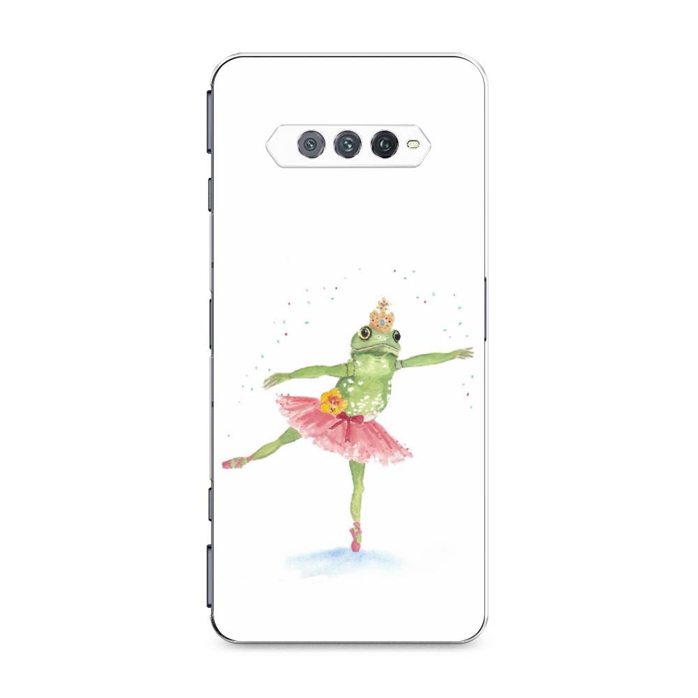 

Чехол на Xiaomi Black Shark 4 "Лягушка-балерина", Зеленый, 311650-4