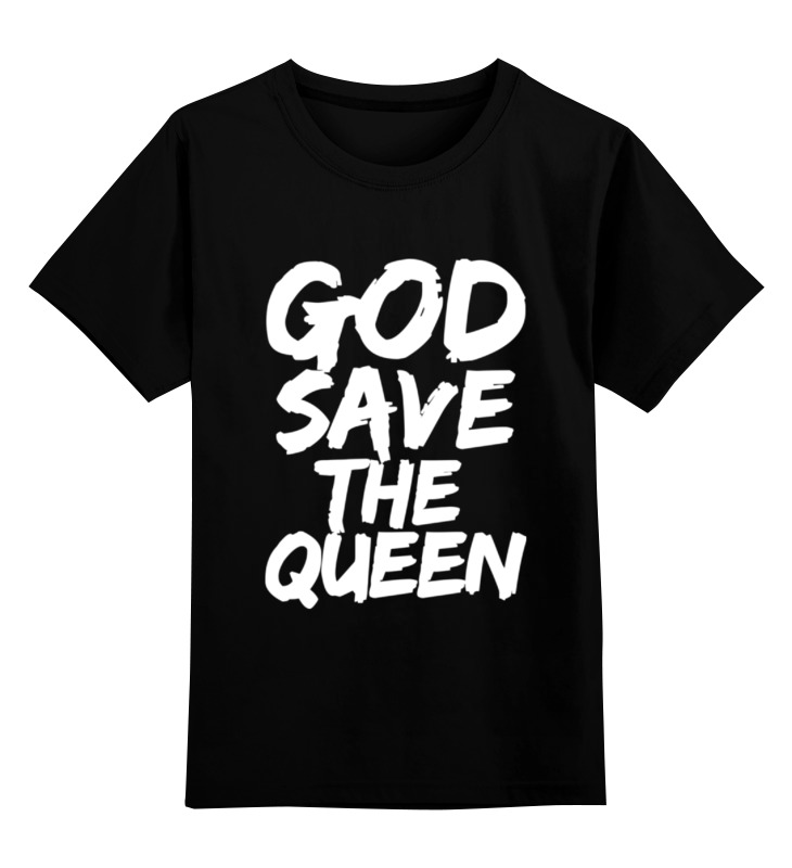 

Футболка детская Printio God save the queen (боже, храни королеву) цв. черный р. 116, God save the queen (боже, храни королеву)