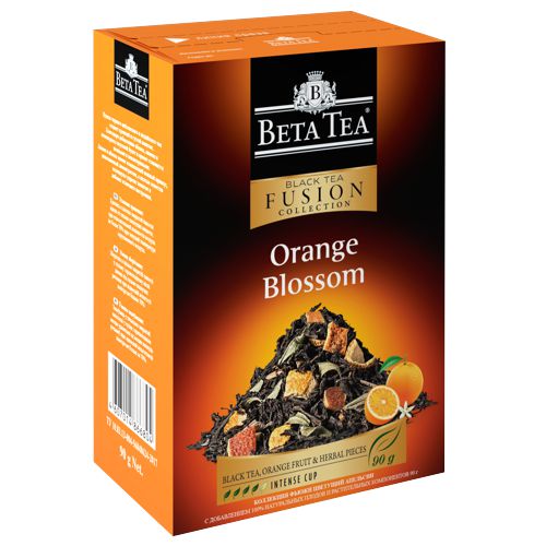фото Чай черный beta tea fusion collection orange blossom листовой 90 г