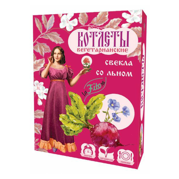 

Смесь для приготовления котлет свекольные Lafitore со льном 250 г