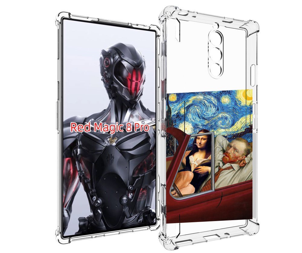 

Чехол MyPads Да-Винчи-в-одном для ZTE Nubia Red Magic 8 Pro / Red Magic 8 Pro Plus, Tocco