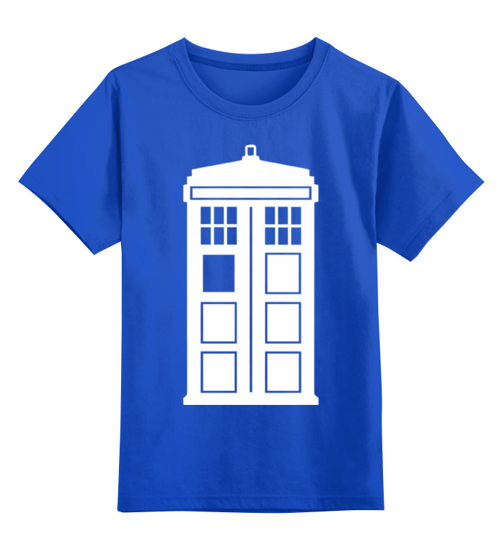 

Футболка детская Printio Tardis (тардис) цв. синий р. 116, Tardis (тардис)