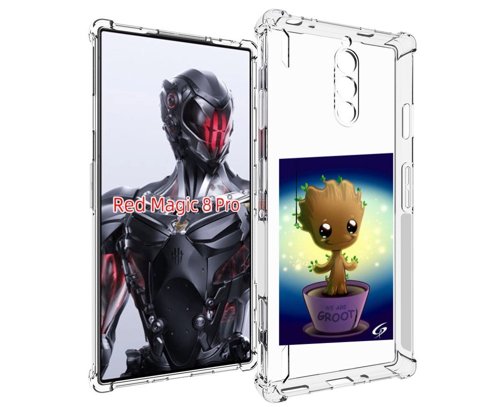 

Чехол MyPads Грут для ZTE Nubia Red Magic 8 Pro / Red Magic 8 Pro Plus, Tocco