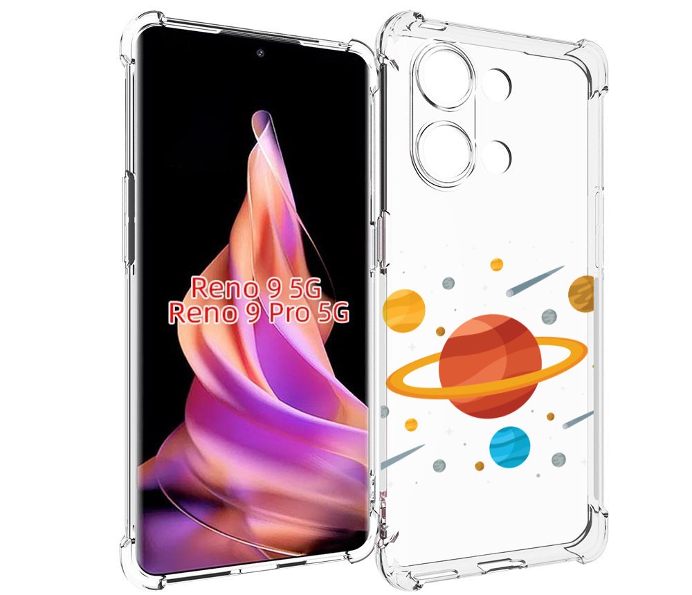 

Чехол MyPads Планета-Сатурн для Oppo Reno 9/Reno 9 Pro, Прозрачный, Tocco