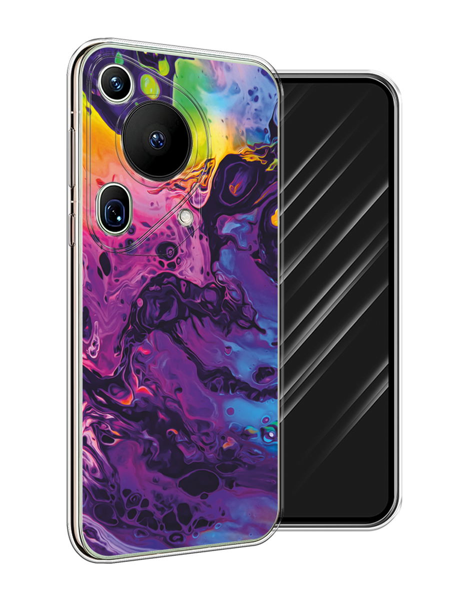 

Чехол Awog на Huawei Pura 70 Ultra "ACID fluid", Бордовый, 6124550-1