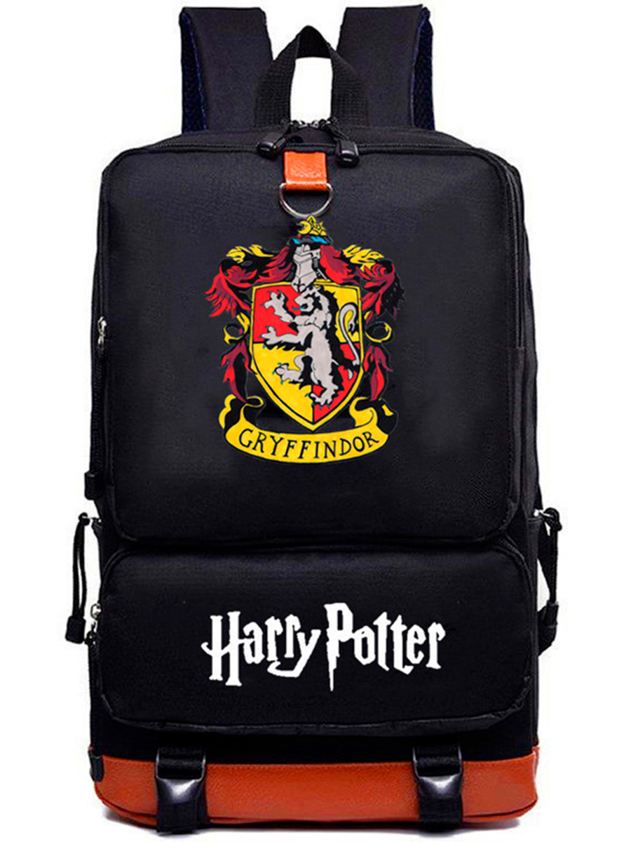 Рюкзак StarFriend Гарри Поттер Гриффиндор Harry Potter черный, 29х13х42 см, 16 литров плед с капюшоном starfriend гарри поттер когтевран harry potter ravenclaw 130х150 см