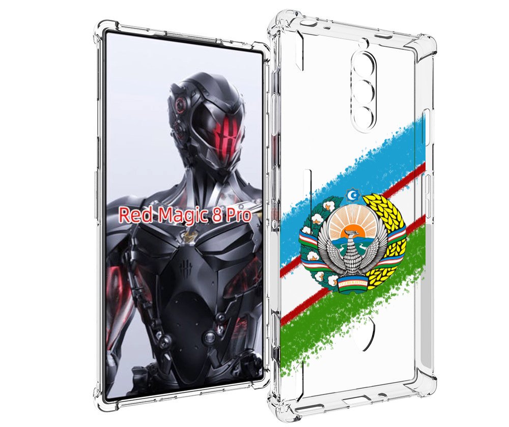

Чехол MyPads Герб флаг Узбекистана для ZTE Nubia Red Magic 8 Pro / Red Magic 8 Pro Plus, Tocco