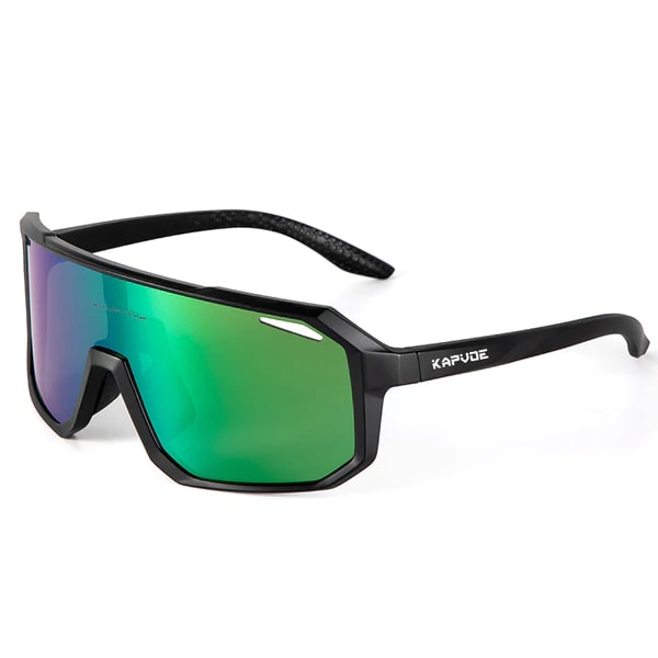 Спортивные солнцезащитные очки мужские Kapvoe PGXC-KE-X62-2LENS голубые/зеленые