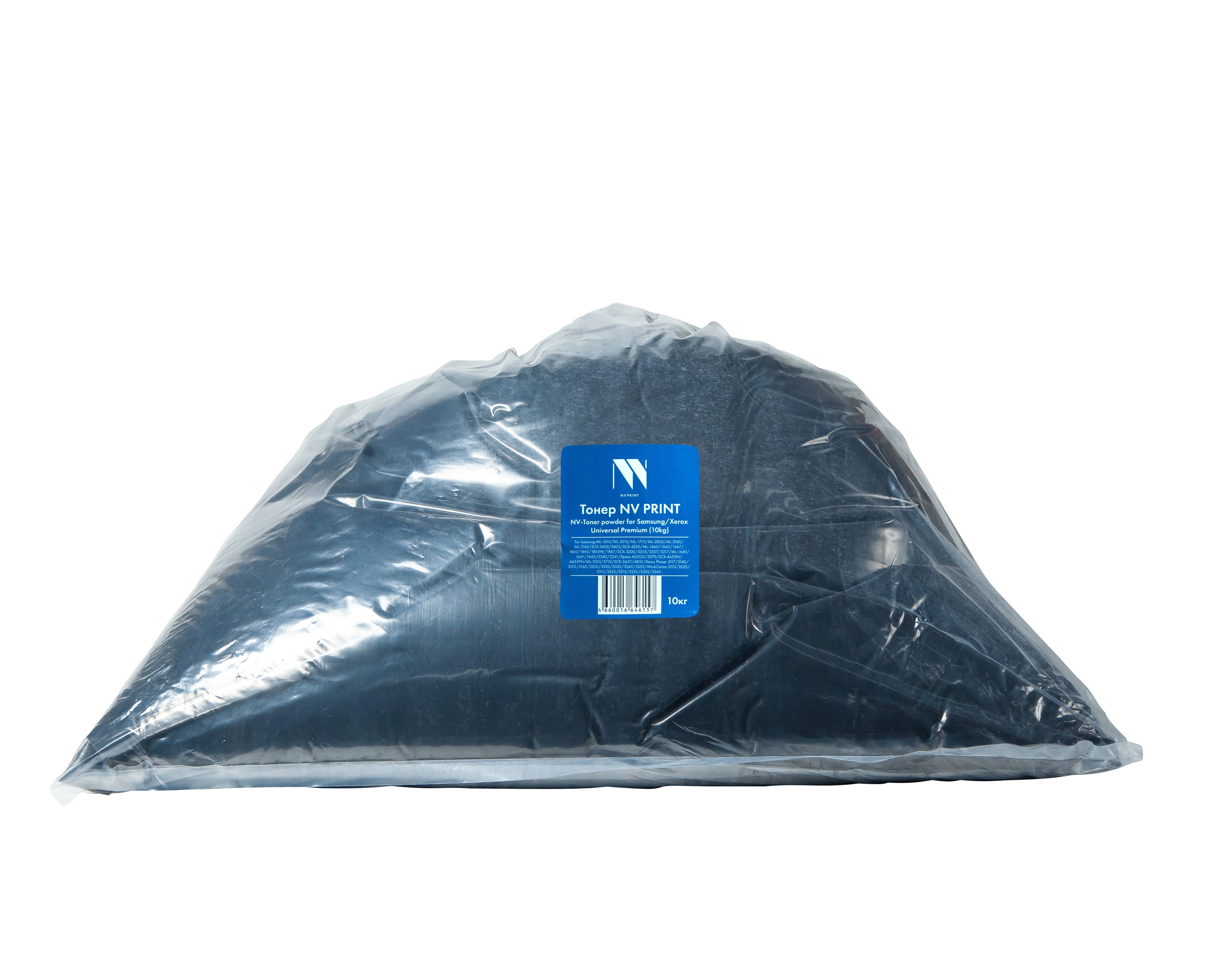 

Тонер NVP Samsung/Xerox Universal (10кг) для ML-1610, 1615, 1620, 1625, 2010, 2015, Черный