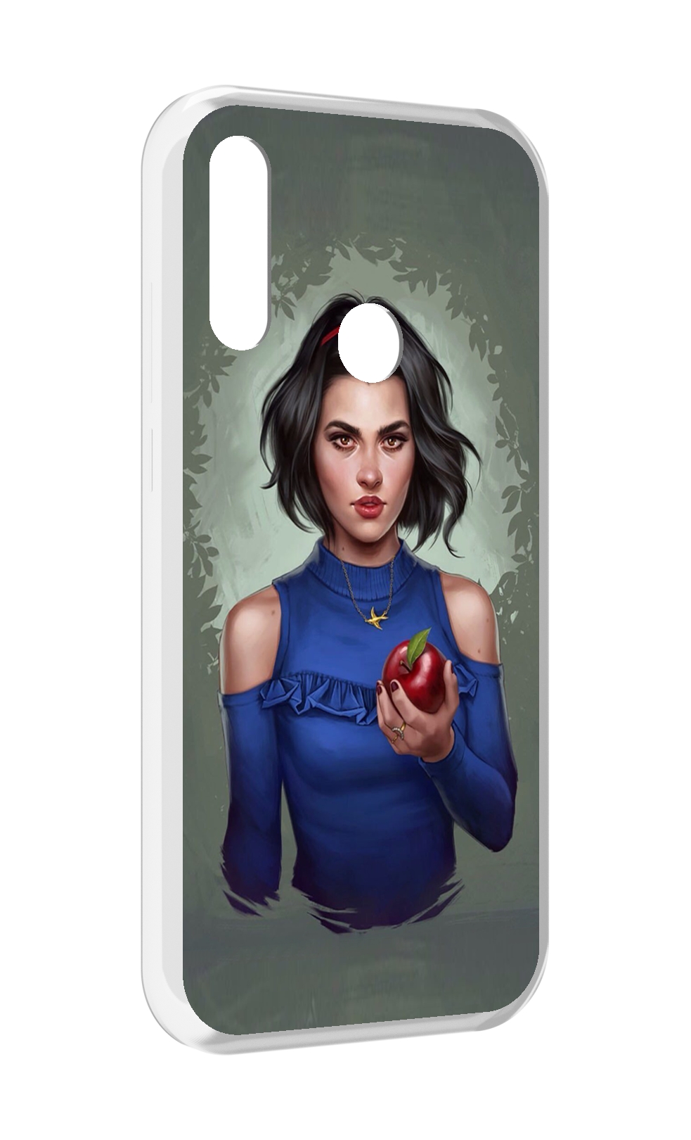

Чехол MyPads девушка-с-яблоком женский для Lenovo Z6 Pro Youth Edition / Z6 Pro Lite, Прозрачный, Tocco