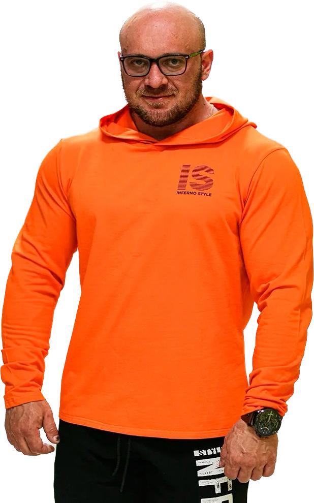 

Лонгслив мужской INFERNO style Л-002-001 оранжевый 2XL, Л-002-001