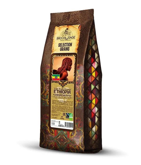 Кофе в зернах Broceliande Ethiopia Yirgacheffe 1кг