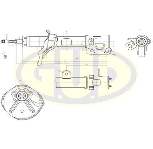 

Амортизатор подвески G.U.D GSA339747