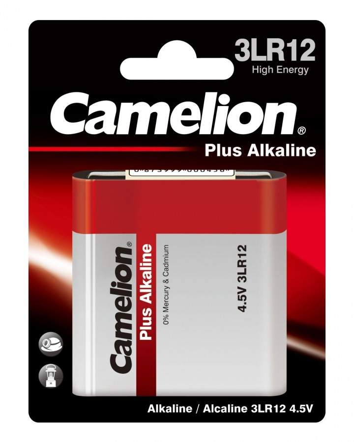 

Элемент питания Camelion Plus Alkaline 3Lr12 Bl1 (арт. 236832)