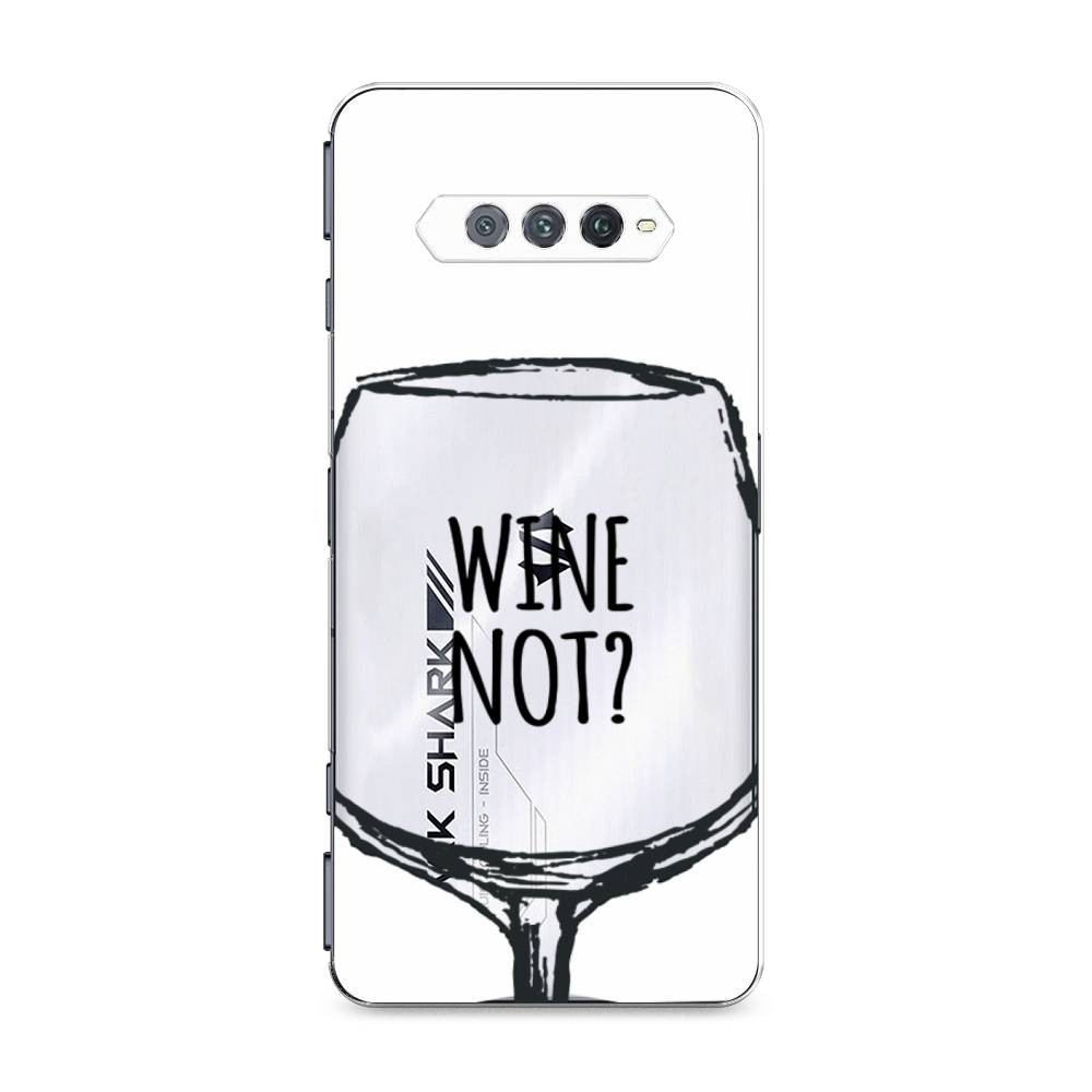 

Чехол на Xiaomi Black Shark 4 "Wine not white", Белый, 311550-6
