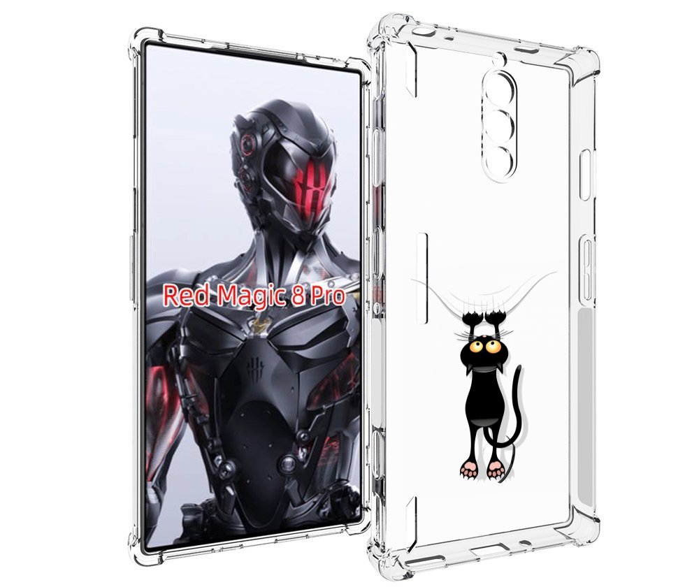 

Чехол MyPads Висячий-кот для ZTE Nubia Red Magic 8 Pro / Red Magic 8 Pro Plus, Tocco