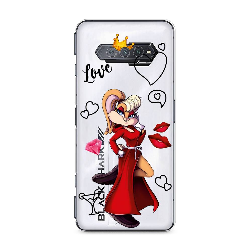 

Чехол на Xiaomi Black Shark 4 "Rich Lola Bunny", Красный;бежевый;оранжевый, 311550-6