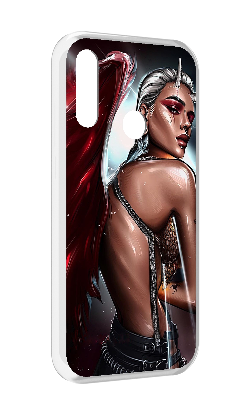 

Чехол MyPads девушка-с-крыльями женский для Lenovo Z6 Pro Youth Edition / Z6 Pro Lite, Прозрачный, Tocco