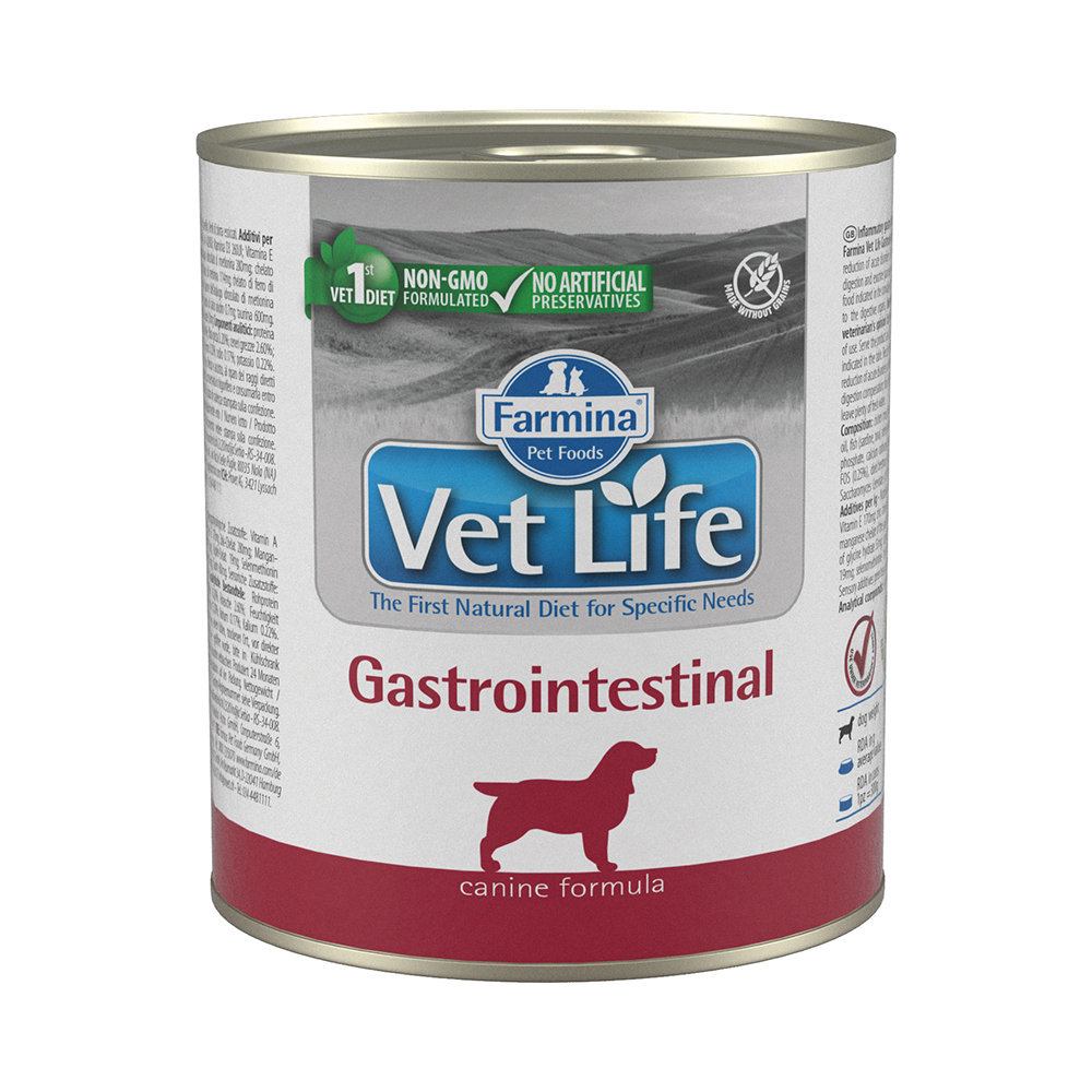 фото Влажный корм для собак farmina vet life gastrointestinal, курица, 6шт, 300г