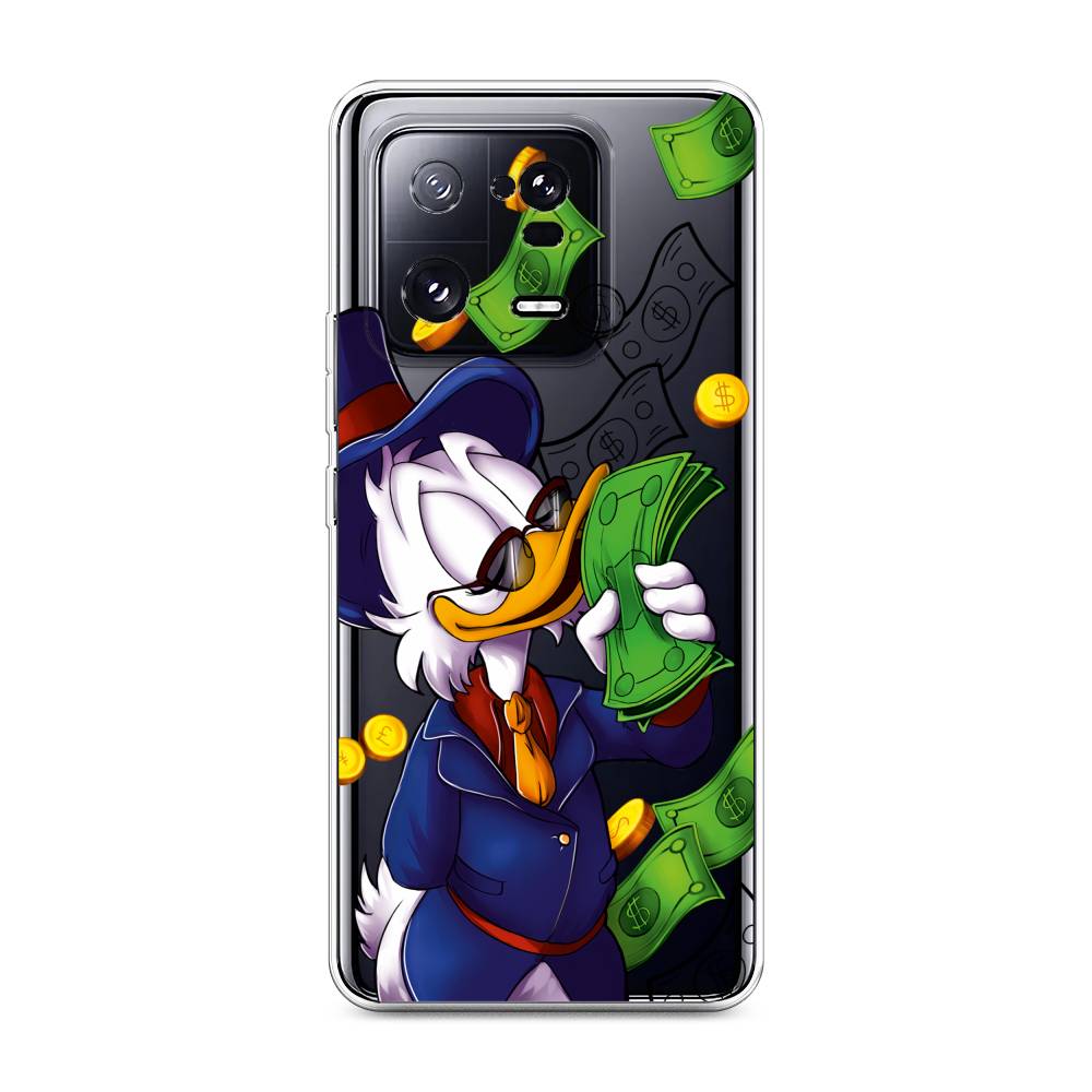 

Чехол на Xiaomi 13 Pro 5G "Scrooge McDuck with Money", Синий;зеленый;белый, 317350-6